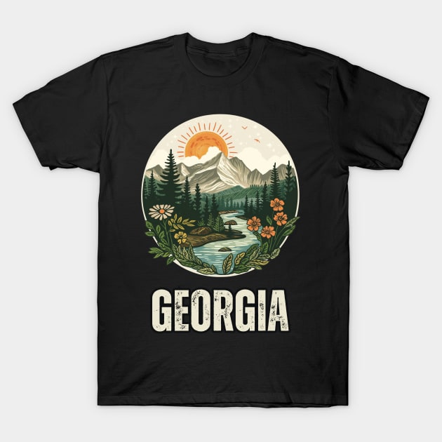 Georgia state USA T-Shirt by Mary_Momerwids